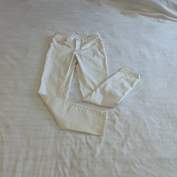 Two by Vince Camuto Cream Colored Size 26/2 Skinny Jeans - Picture 1 of 14